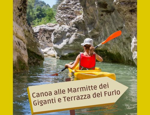 Canoe at the Marmitte dei Giganti and Terrazza del Furlo – from June to September