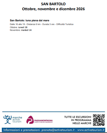 San Bartolo 26 ottobre, 24 novembre